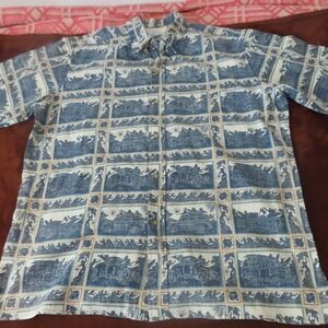Reyn Spooner Dietrich Varez Hawaiian Shirt Size XL vintage cars